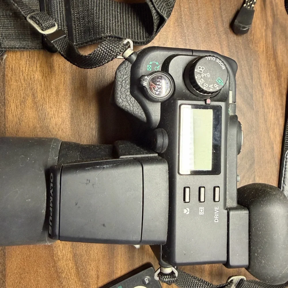 Olympus Black Digital Camera with Remote